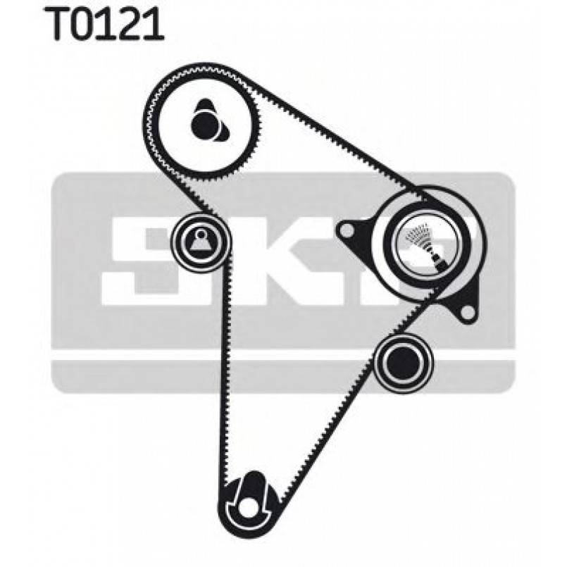 VKMA 03300 SKF Комплект ГРМ (ремінь + ролик)